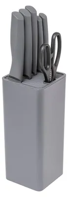 Image de Set de 5 couteaux de cuisine NEO sur pied + ciseaux, 7 pièces