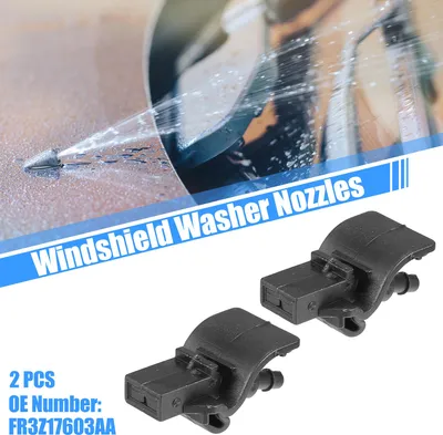 Image de Buse De Lave-Glace Adaptée Pour Ford No.Fr3Z17603Aa - 2 Pièces Noires