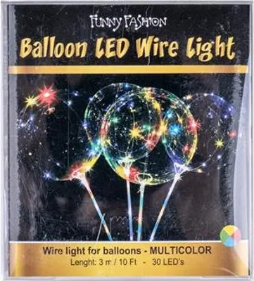 Produktbild von Lichterkette für Ballons LED 5 m | Mehrfarbig