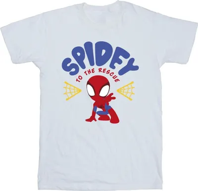 Produktbild von Marvel - "Spidey And His Amazing Friends Rescue" T-Shirt für Herren BI45556 (5XL) (Weiß)