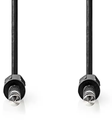 Zdjęcie produktu dla Stereofoniczny kabel audio | 6,35 mm Hane'a | 6,35 mm Hane'a | Niklowane | 2,00 m | Okrągły | Czarny | Etykieta
