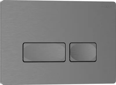 Obrázek produktu pro Mexen Tex 04 splachovací tlačítko, gun gray kartáčovaný - 6104-12