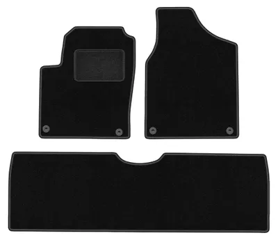 Immagine prodotto di Tappetini in moquette per Volkswagen Sharan I 1995-2010 (monovolume) – set 4 pezzi, neri, su misura – Wielganizator LUX – versione W0027