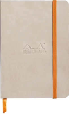 Produktbild von Rhodia  Notizbuch A6 lin 72Bl beige