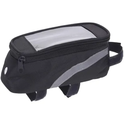 Produktbild von Dunlop 8719407048943, Rahmen, Fahrradtasche, Schwarz, Grau, 1 l, 130 mm, 220 mm