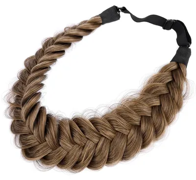 Productafbeelding van Chunky Gevlochten Haarband van Synthetisch Haar voor Dames