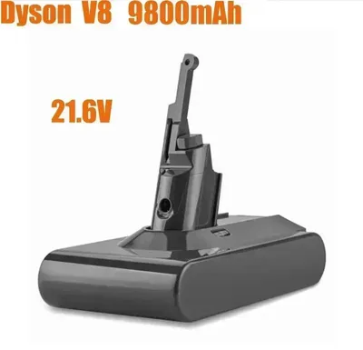 Produktbild von V8 Ersatzakku - Li-Ion Staubsaugerakku - 21,6V - 9800mAh Kapazität - 18650 Zellen - Wiederaufladbar