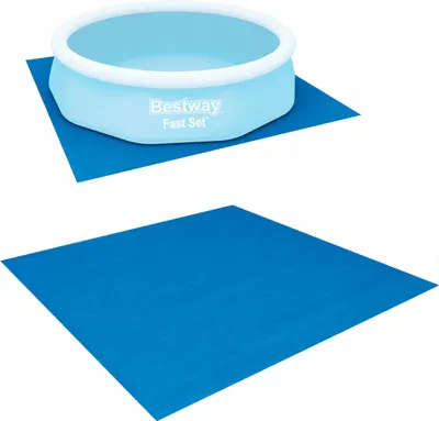 Produktbild von Planenmatte für einen umzäunten Pool, 335 x 335 cm, Bestway 58001
