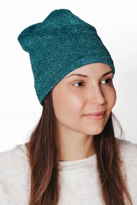 Produktbild von Eva Design Justynka Klassische Beanie Meeresgrün Mit Futter
