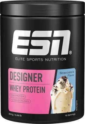Produktbild von ESN Designer Whey Protein Stracciatella 300g
