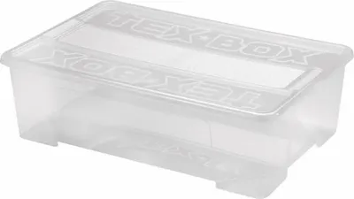 Produktbild von TEXBOX transparent  57x38x17 cm mit Deckel