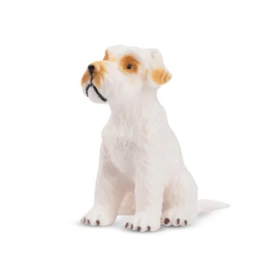 Produktbild von Toymany ML00163 Weißer Schnauzer Welpe 3,9 cm Haustiere