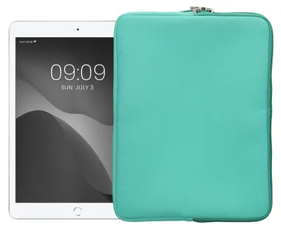 Produktbild von kwmobile Tablet Hülle kompatibel mit 12,4"-12,9" Tablet - Universal Neopren Tasche Cover Case - Schutzhülle Sleeve in Mintgrün