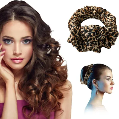 Produktbild von Lockenwickler für Locken über Nacht, DIY-Seidenwickler mit Haargummi zum Schlafen, hitzefreies Lockenband für langes und mittellanges Haar