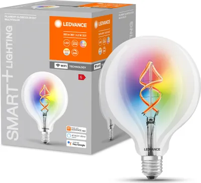 Immagine prodotto di LEDVANCE SMART+ Lampada a globo LED G125 E27 Filamento 4,5W 300Lm bianco caldo 2700K dimmerabile come 30W 4058075609938