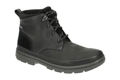 Produktbild von Clarks RUSHWAYMID GTX Herrenstiefel - bequeme Stiefel schwarz Freizeit NEU