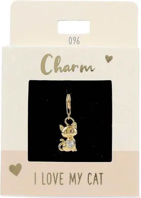 Produktbild von DEPESCHE Charm Express yourself Katze gold