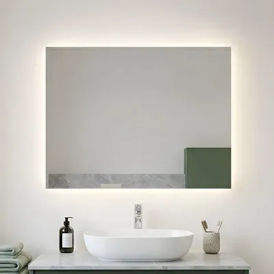 Kiamami Valentina Specchio LED Bagno Reversibile 70x120 Cm - Touch Screen, Retroilluminato 4200°K, IP44, Made In Italy