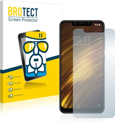 Produktbild von BROTECT Schutzglas für Xiaomi Pocophone F1 Schutzfolie Panzer Folie Glas Display Schutz klar