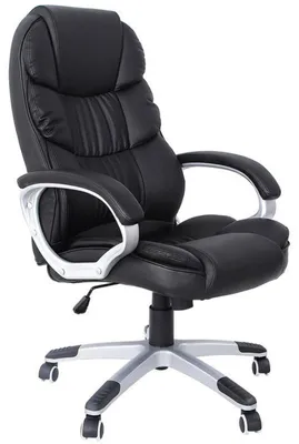 Obrázek produktu pro Ergonomická kancelářská židle OBG24BV1, umělá kůže, černá