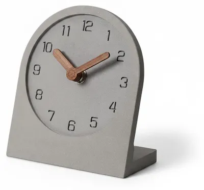 Productafbeelding van InAndOutdoorMatch - Wandklok - Houten uitstraling - Stil uurwerk, AI-gegenereerde afbeelding