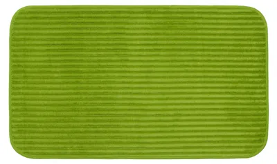 Imagen del producto de Alfombrilla antideslizante, 100% poliéster, 60 x 100 cm, verde oscuro