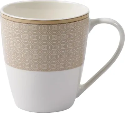Produktbild von Ritzenhoff und Breker Serie Geo Kaffeebecher 350ml weiß 1 Stück