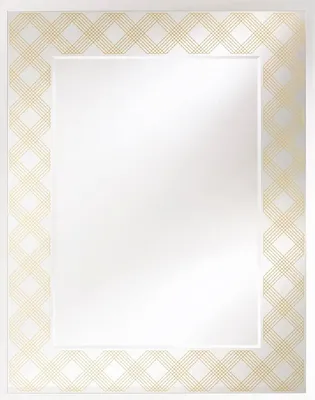 Produktbild von Casa Padrino Designer Wandspiegel Bronze 98 x H. 125 cm - Wohnzimmer Spiegel - Garderoben Spiegel - Luxus Möbel