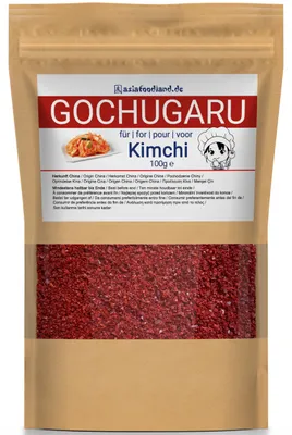 Produktbild von asiafoodland - Gochugaru - Chili Pulver für z.B. Kimchi - Red Pepper Powder - 100g