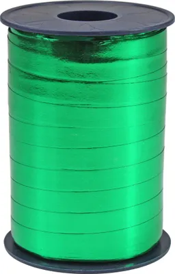 Produktbild von Metallic Ringelband grün, 250-m-Spule, 10 mm