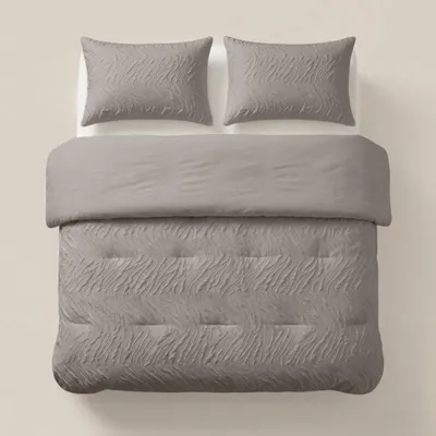 Immagine prodotto di Sleeptime, coperta trapuntata "Lazy" color taupe, 240 x 200 cm, con federe