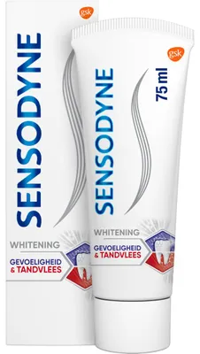 Productafbeelding van Sensodyne Tandpasta sensitivity & gum whitening (75 ml)