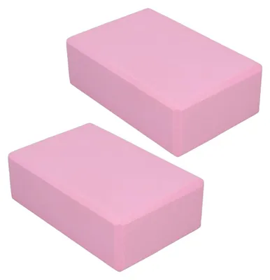 Imagen del producto de Juego de 2 bloques de espuma para yoga y pilates, antideslizantes y ligeros