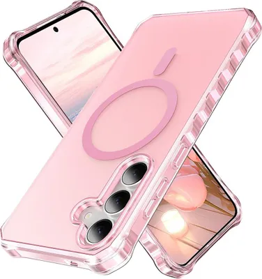 Produktbild von Samsung Galaxy S26 Hülle - Coverup ShockProof TPU Back Cover - MagSafe Compatible - Rosa