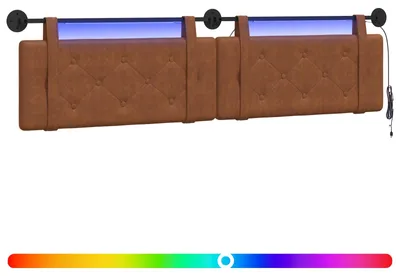 Immagine prodotto di Testiera sospesa Con luce LED MarronePoliuretanoAntico