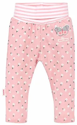 Produktbild von BONDI Baby Mädchen Leggings "Blumenallover" 93945 | flower allover Rosa Größe: 62