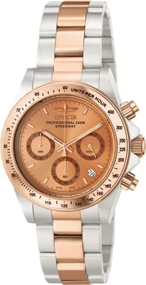 Obrázek produktu pro Invicta Speedway 6933 Pánské Hodinky - Quartz Hnutí - Nerezová Ocel s Růžovým Zlato Ciferníkem - 39 mm