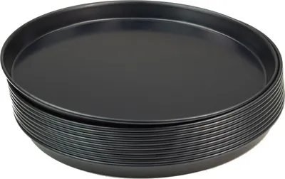 Produktbild von 10 Stück Pizzablech rund aus Blaublech Ø 36cm schwere Profiqualität