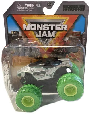 Image de Voitures Monster Jam : Monster Truck Alien Invasion, échelle 1:64