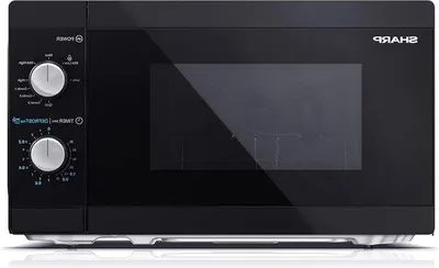 Image de Micro-ondes 20 L avec fonction grill, 5 niveaux de puissance, plateau tournant noir de 255 mm