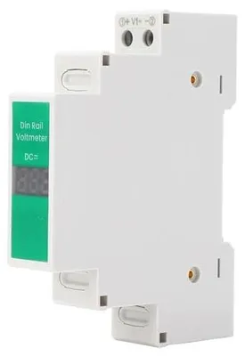 Zdjęcie produktu dla Woltomierz cyfrowy na szynę din wyświetlacz LCD do 310V