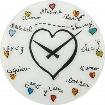 Image de NeXtime Loving You Wanduhr, 8030