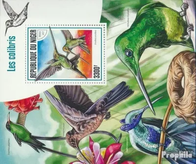 Produktbild von Briefmarken Niger 2017 Mi Block 744 (kompl. Ausg.) postfrisch Kolibri