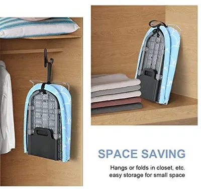 Produktbild von Famanu Bügelbrett platzsparend und klappbar - Mini Tischbügelbrett mit Antirutschfüßen 81,5 x 32 cm
