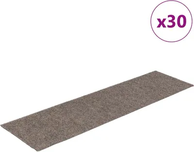 Produktbild von vidaXL Stufenmatten Selbstklebend 30 Stk. 76x20 cm Beige Rechteckig
