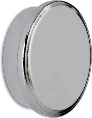 Produktbild von MAUL Magnet rund 1 Stück 21 kg Stahl Metall Neodym Ø 3 x 0.9 cm silber
