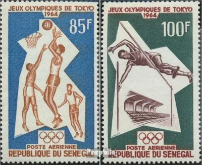 Produktbild von Briefmarken Senegal 1964 Mi 288-289 (kompl.Ausg.) postfrisch Olympische Sommerspiele