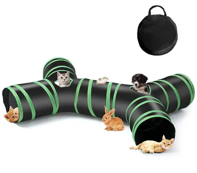 Immagine prodotto di Tunnel interattivo a comparsa, gioco a labirinto per piccoli animali domestici