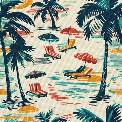 Image de OUTDOOR DECOSTOMES OXFORD - motif été | DX9045