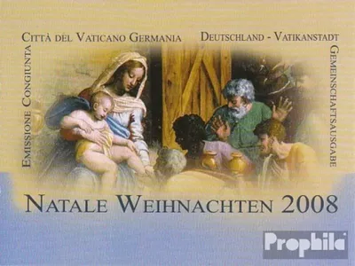 Produktbild von Briefmarken Vatikanstadt 2008 Mi MH0-16 (kompl.Ausg.) postfrisch Weihnachten